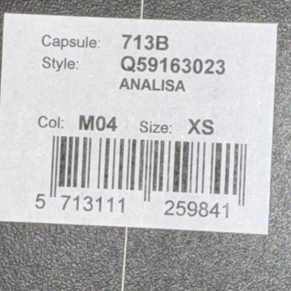 By Malene Birger Analisa T-Shirt XS | NWT Grey Linen Deep V-Back Minimalist Top - Picture 9 of 14